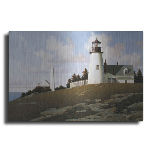 Luxe Metal Art 'Lighthouse 2' by Zhen-Huan Lu, Metal Wall Art