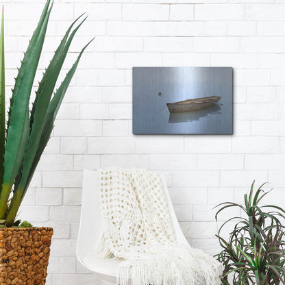 Luxe Metal Art 'Floating' by Zhen-Huan Lu, Metal Wall Art,16x12