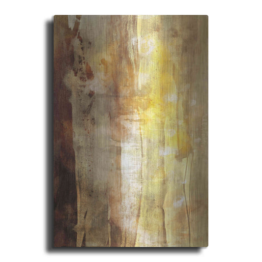 Luxe Metal Art 'Golden Glow I' by Sisa Jasper Metal Wall Art