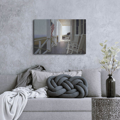 Luxe Metal Art 'Sitting' by Zhen-Huan Lu, Metal Wall Art,36x24