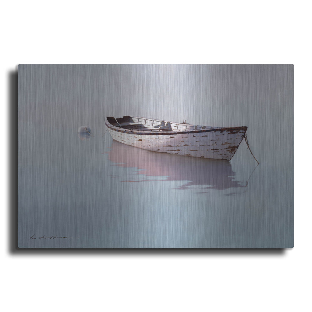 Luxe Metal Art 'Calm' by Zhen-Huan Lu, Metal Wall Art