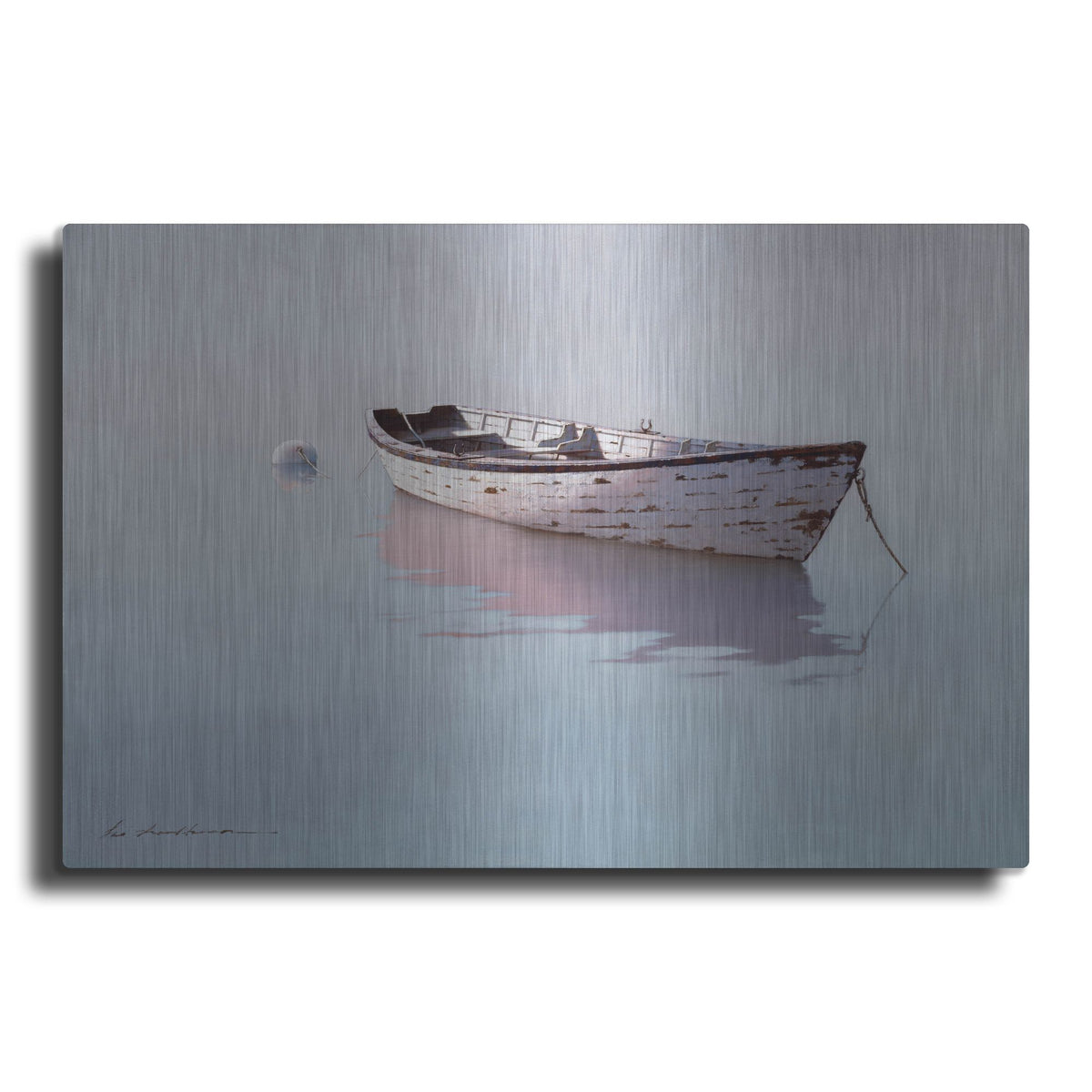 Luxe Metal Art 'Calm' by Zhen-Huan Lu, Metal Wall Art