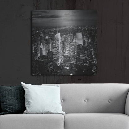 Luxe Metal Art 'NYC Nights' by Nina Papiorek, Metal Wall Art,36x36