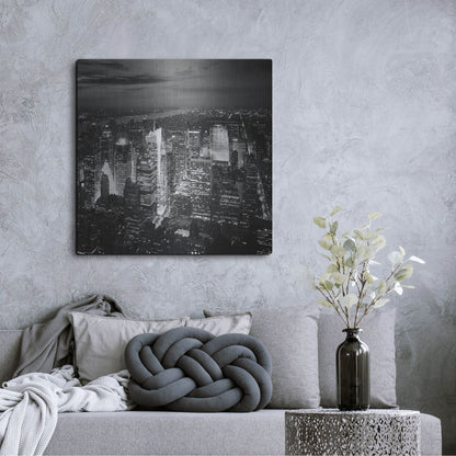 Luxe Metal Art 'NYC Nights' by Nina Papiorek, Metal Wall Art,36x36