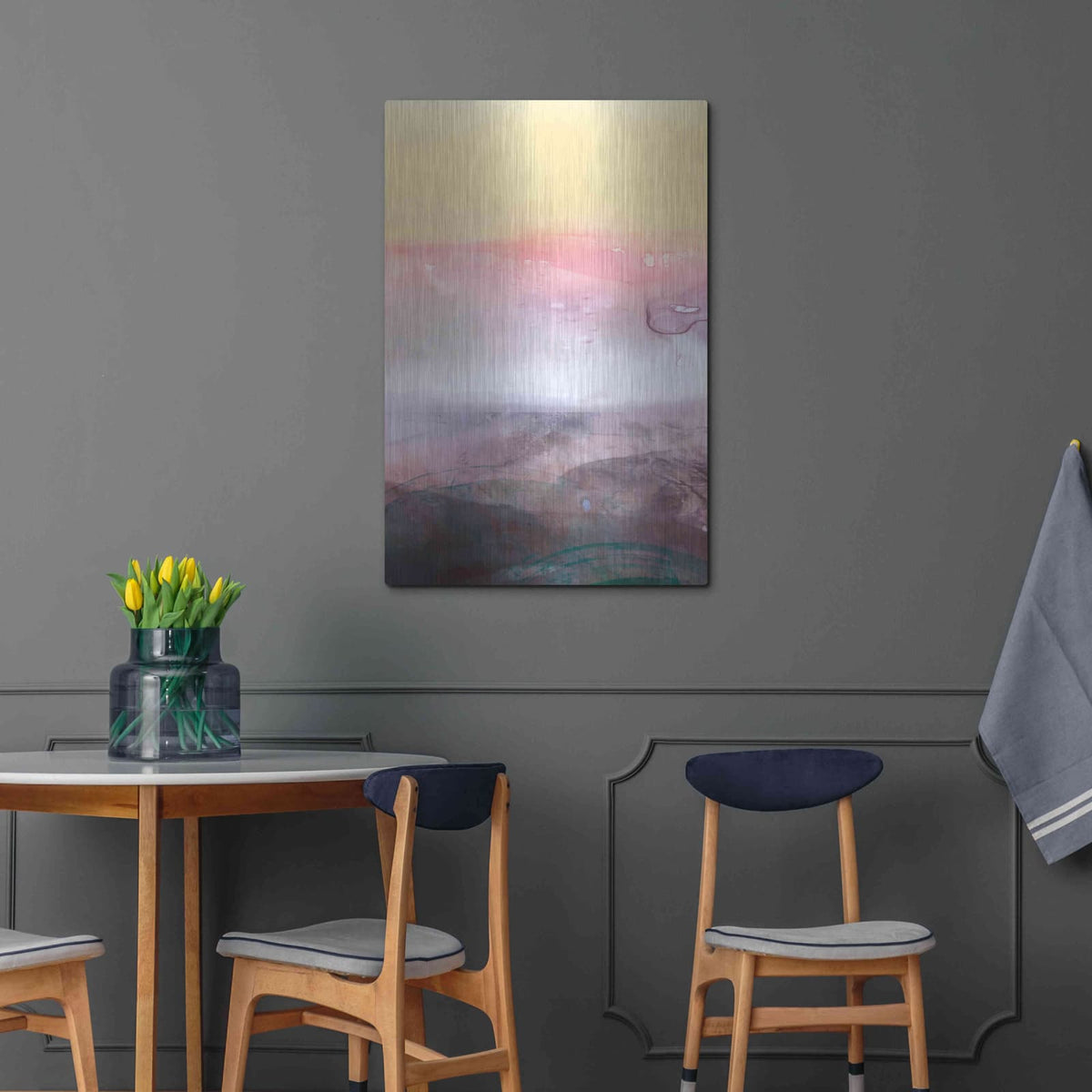 'Amethyst Vista I' by Victoria Borges – Metal Wall Art, 24x36 room view