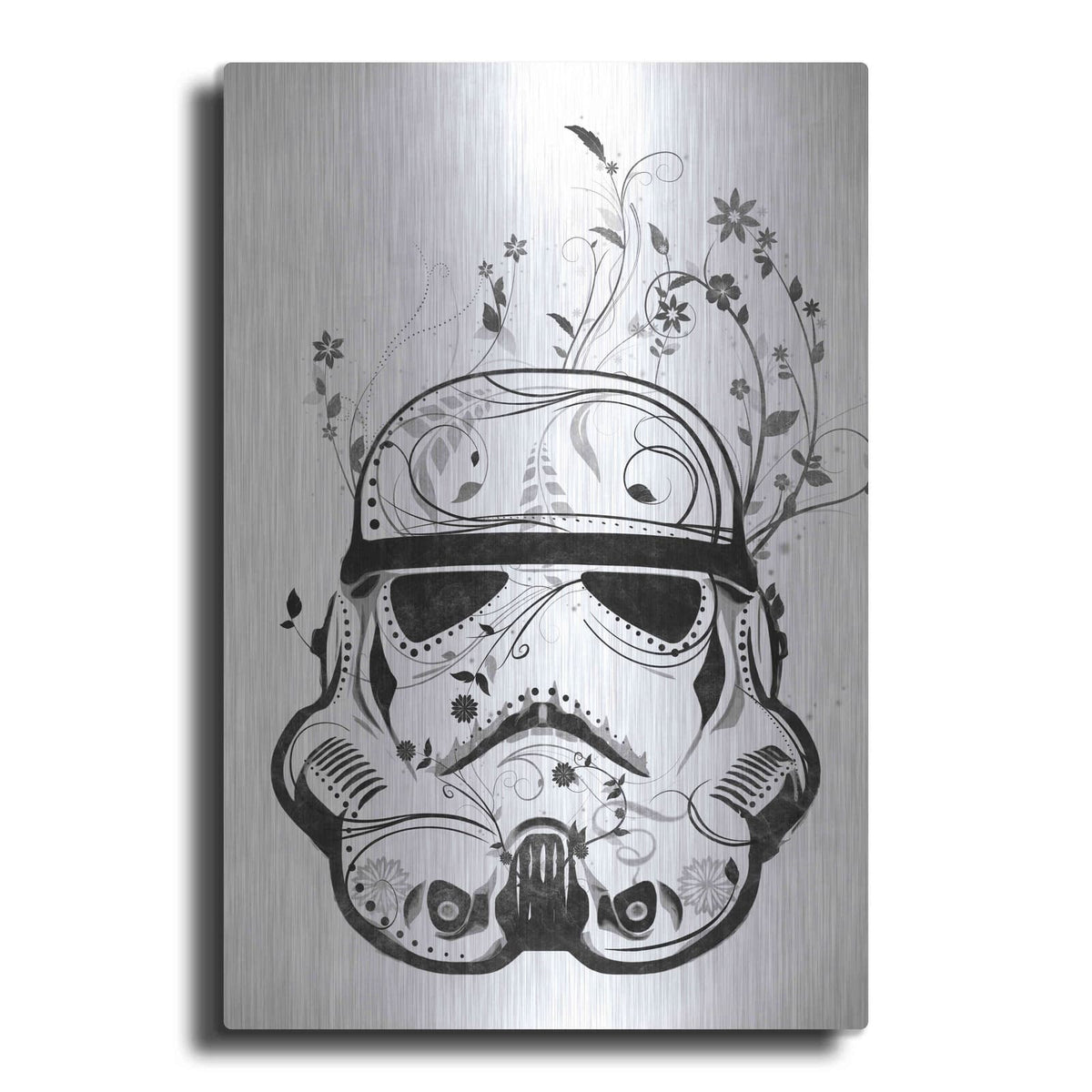 'Flower Trooper' by Nicklas Gustafsson – Metal Wall Art