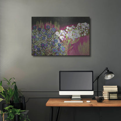 Luxe Metal Art 'Midnight Landscape Dream Hue' by Shelley Hampe, Metal Wall Art,36x24