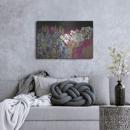 Luxe Metal Art 'Midnight Landscape Dream Hue' by Shelley Hampe, Metal Wall Art,36x24