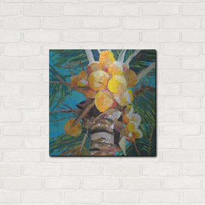 Luxe Metal Art 'Florida Sunshine' by St. Hilaire Elizabeth, Metal Wall Art,24x24