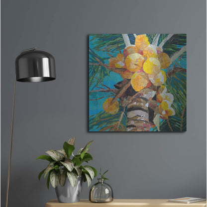 Luxe Metal Art 'Florida Sunshine' by St. Hilaire Elizabeth, Metal Wall Art,24x24