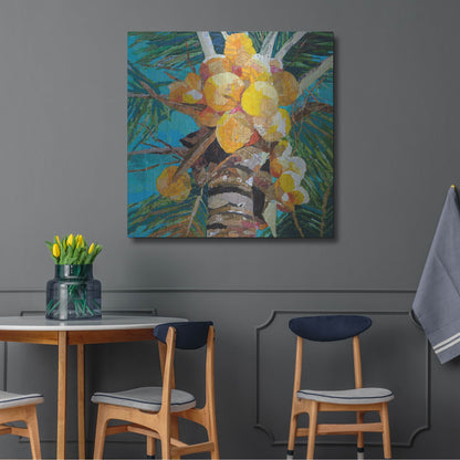 Luxe Metal Art 'Florida Sunshine' by St. Hilaire Elizabeth, Metal Wall Art,36x36