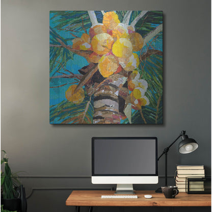 Luxe Metal Art 'Florida Sunshine' by St. Hilaire Elizabeth, Metal Wall Art,36x36