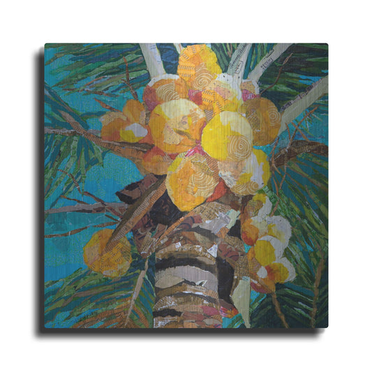 Luxe Metal Art 'Florida Sunshine' by St. Hilaire Elizabeth, Metal Wall Art