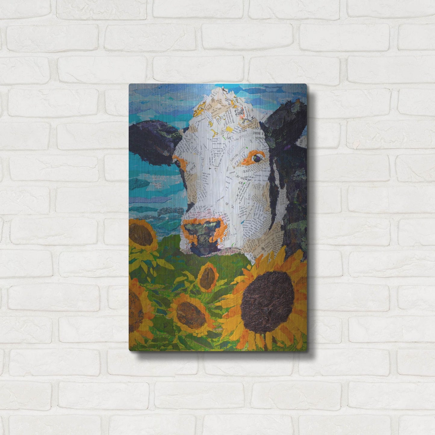 Luxe Metal Art 'Buttercup 2' by St. Hilaire Elizabeth, Metal Wall Art,16x24