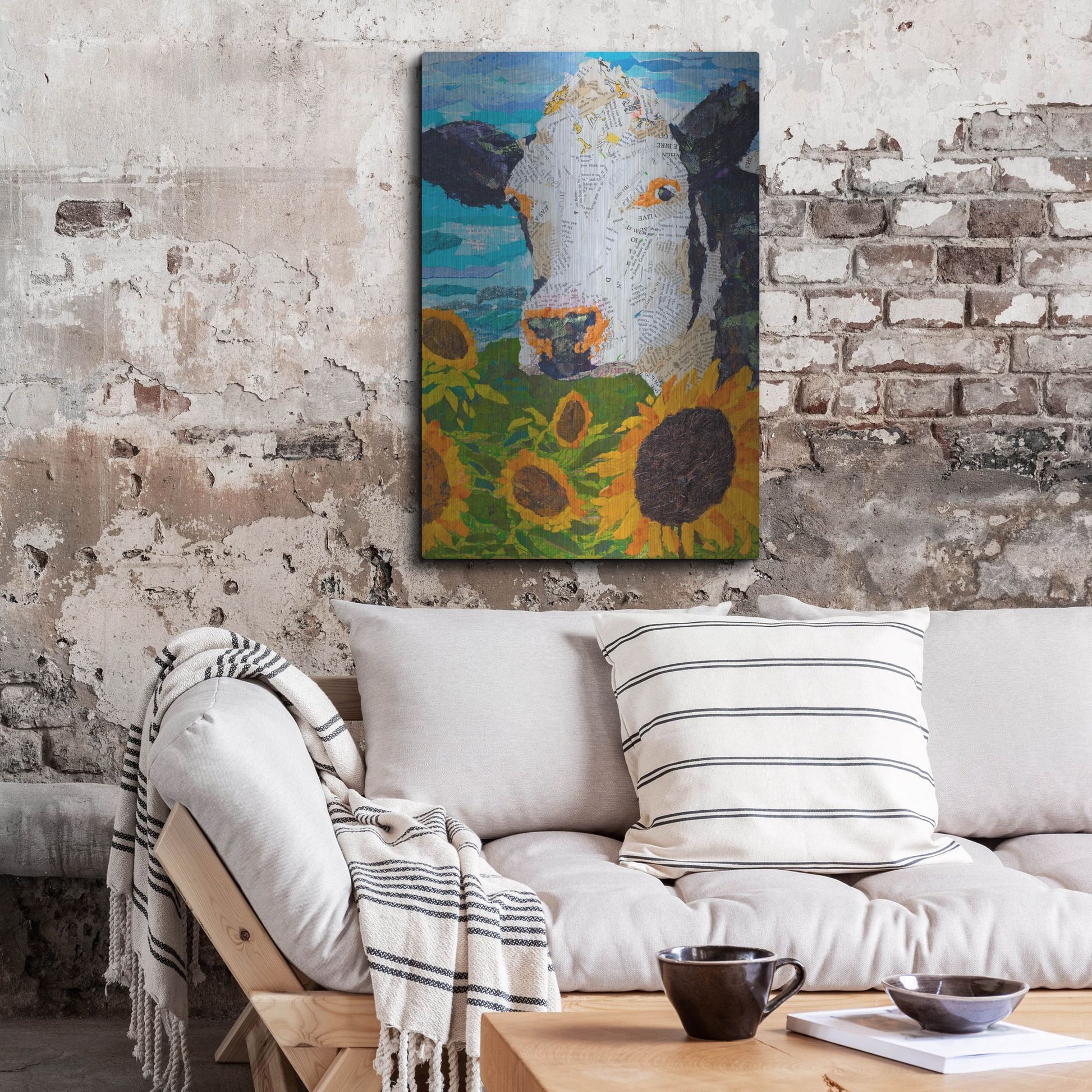 Luxe Metal Art 'Buttercup 2' by St. Hilaire Elizabeth, Metal Wall Art,24x36