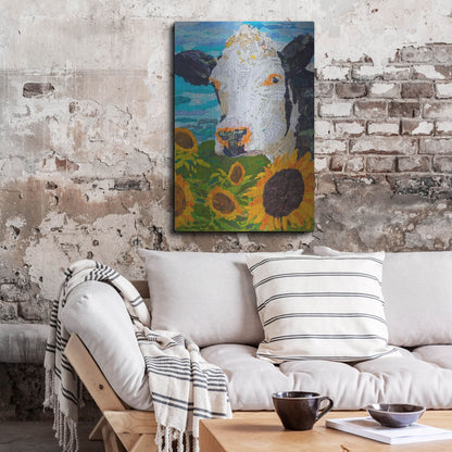 Luxe Metal Art 'Buttercup 2' by St. Hilaire Elizabeth, Metal Wall Art,24x36