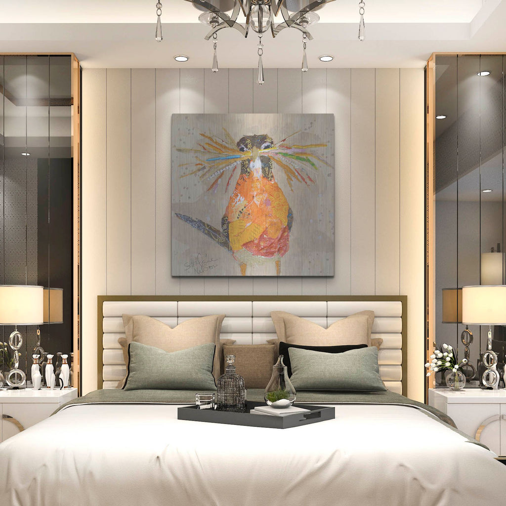 Luxe Metal Art 'Hope II' by St. Hilaire Elizabeth, Metal Wall Art,36x36