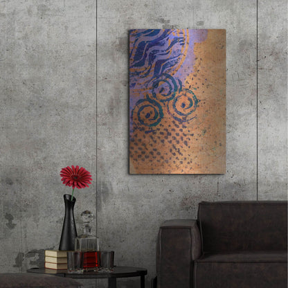 Luxe Metal Art 'Paper 2' by St. Hilaire Elizabeth, Metal Wall Art,24x36