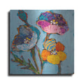 Luxe Metal Art 'Poppy 3' by St. Hilaire Elizabeth, Metal Wall Art