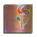 Luxe Metal Art 'Pink Blooms' by St. Hilaire Elizabeth, Metal Wall Art