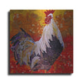 Luxe Metal Art 'Cock-A-Doodle D' by St. Hilaire Elizabeth, Metal Wall Art