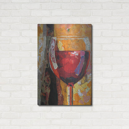 Luxe Metal Art 'Vino' by St. Hilaire Elizabeth, Metal Wall Art,24x36