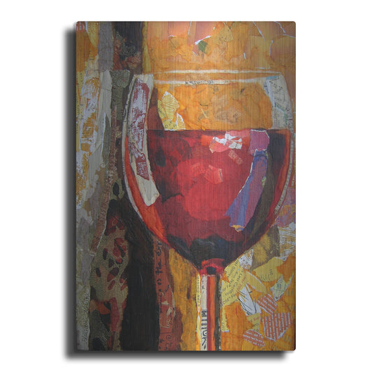 Luxe Metal Art 'Vino' by St. Hilaire Elizabeth, Metal Wall Art