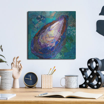 Luxe Metal Art 'Muscle' by St. Hilaire Elizabeth, Metal Wall Art,12x12