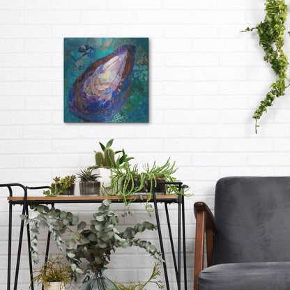 Luxe Metal Art 'Muscle' by St. Hilaire Elizabeth, Metal Wall Art,12x12