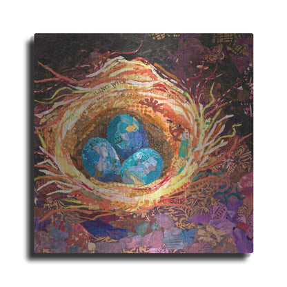 Luxe Metal Art 'Home' by St. Hilaire Elizabeth, Metal Wall Art