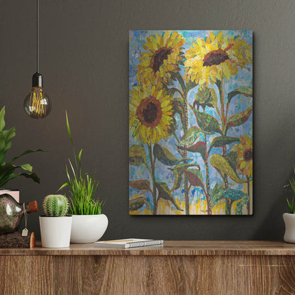 Luxe Metal Art 'Sunny' by St. Hilaire Elizabeth, Metal Wall Art,12x16