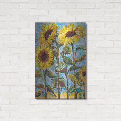 Luxe Metal Art 'Sunny' by St. Hilaire Elizabeth, Metal Wall Art,24x36