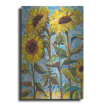 Luxe Metal Art 'Sunny' by St. Hilaire Elizabeth, Metal Wall Art