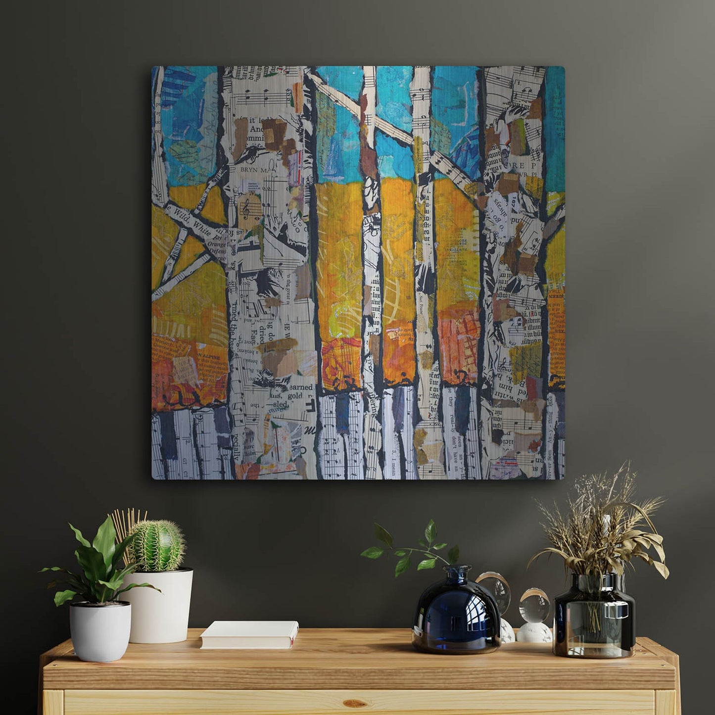 Luxe Metal Art 'Wild White 1' by St. Hilaire Elizabeth, Metal Wall Art,24x24