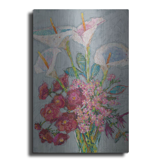 Luxe Metal Art 'Happy Day!' by St. Hilaire Elizabeth, Metal Wall Art