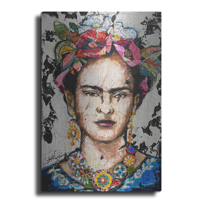 Luxe Metal Art 'Frida' by St. Hilaire Elizabeth, Metal Wall Art