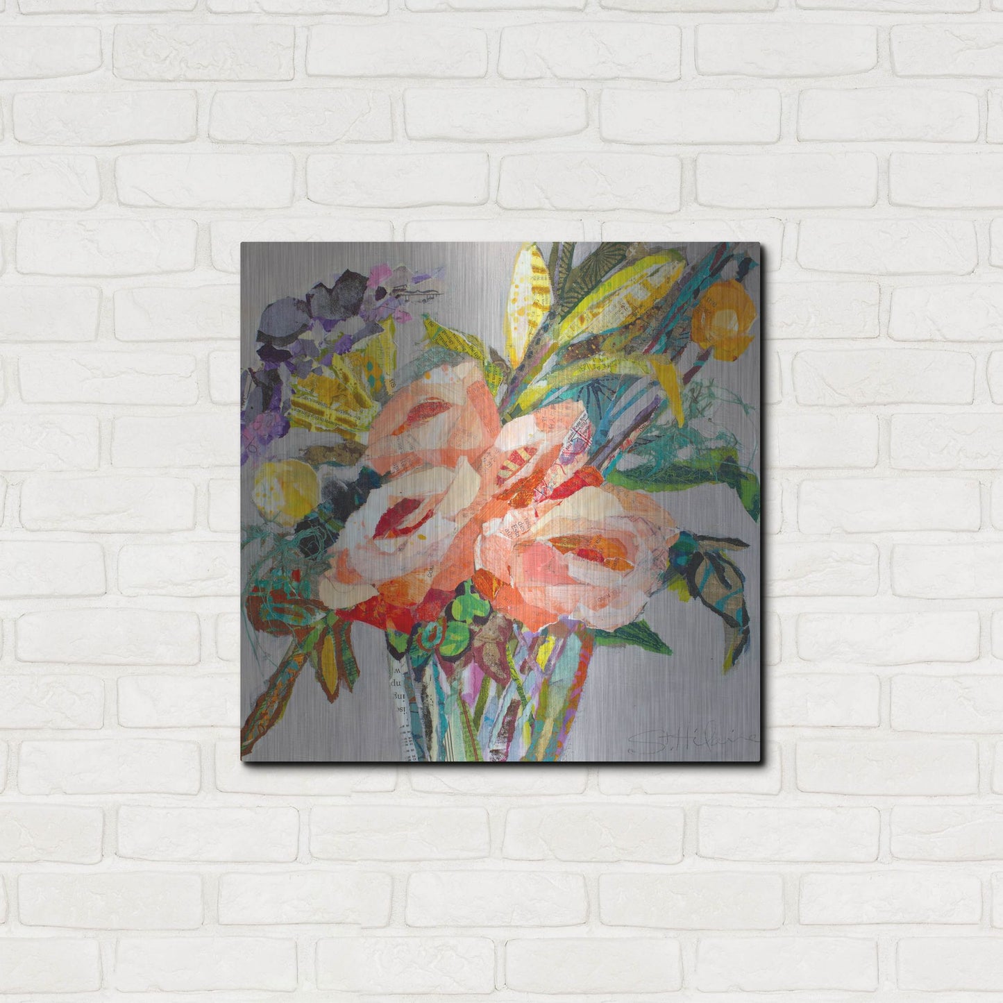 Luxe Metal Art 'Sweet Mexico' by St. Hilaire Elizabeth, Metal Wall Art,24x24