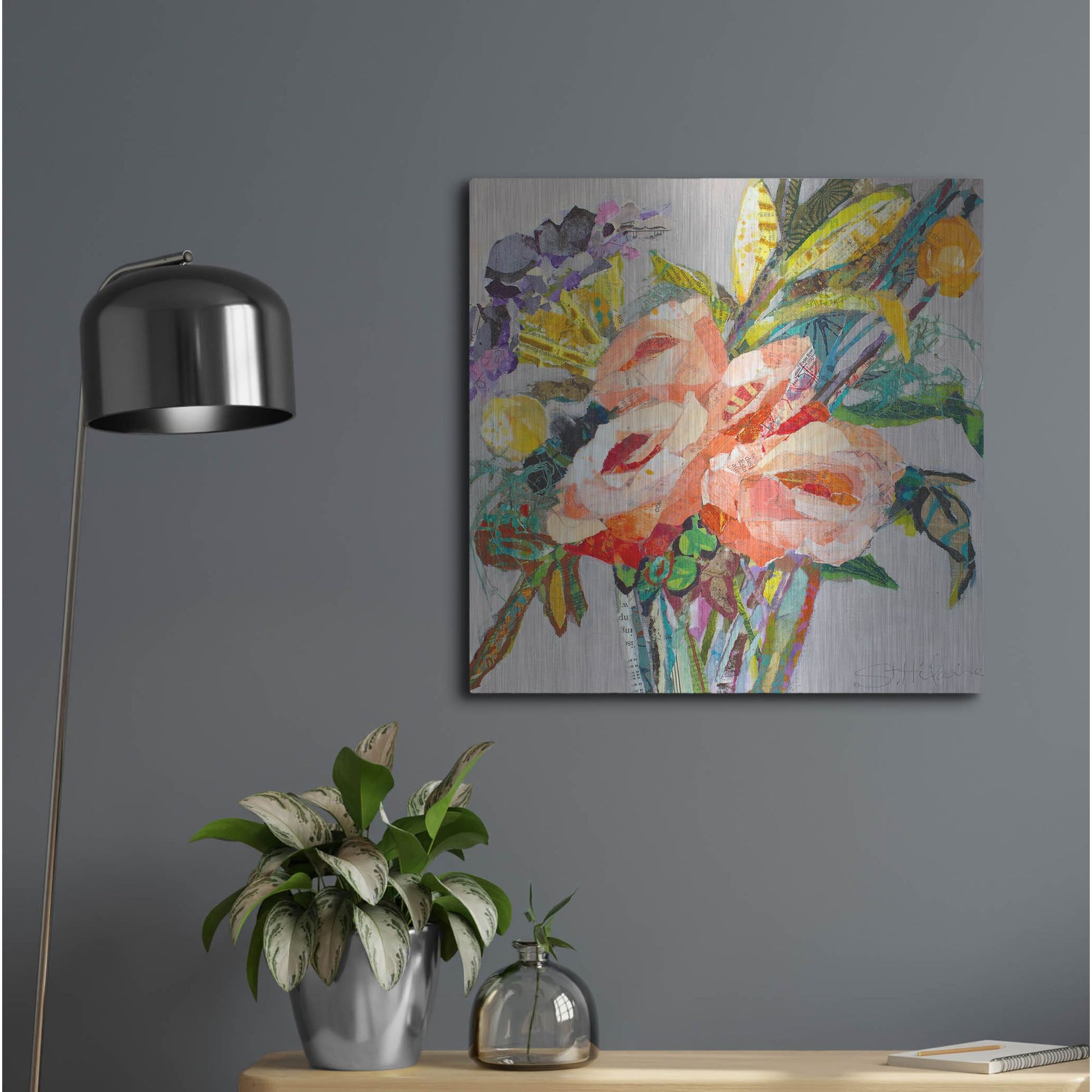 Luxe Metal Art 'Sweet Mexico' by St. Hilaire Elizabeth, Metal Wall Art,24x24