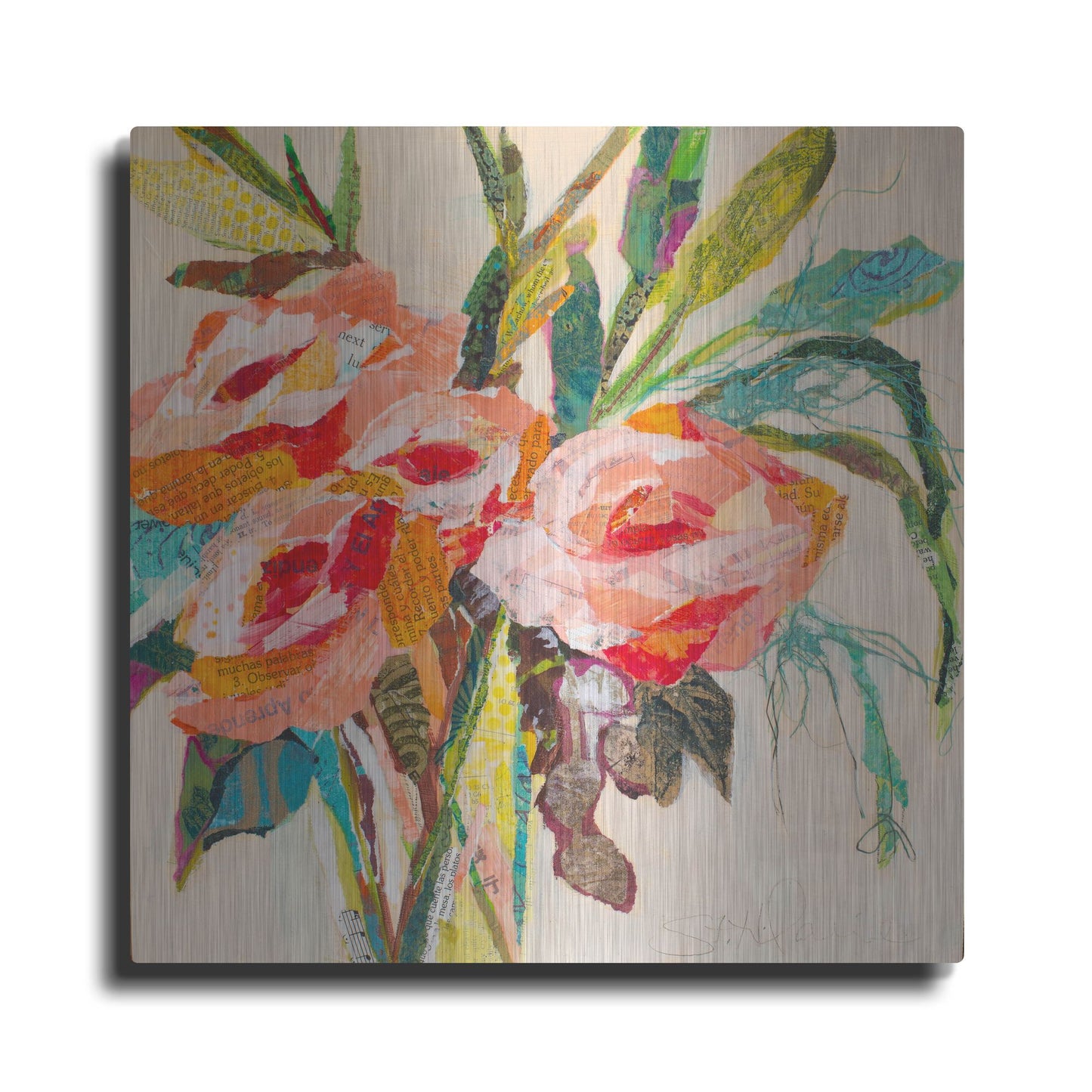 Luxe Metal Art 'Tropical Vallarta' by St. Hilaire Elizabeth, Metal Wall Art