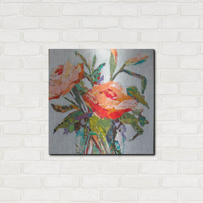 Luxe Metal Art 'Hacienda Dream' by St. Hilaire Elizabeth, Metal Wall Art,24x24