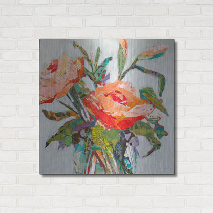 Luxe Metal Art 'Hacienda Dream' by St. Hilaire Elizabeth, Metal Wall Art,36x36