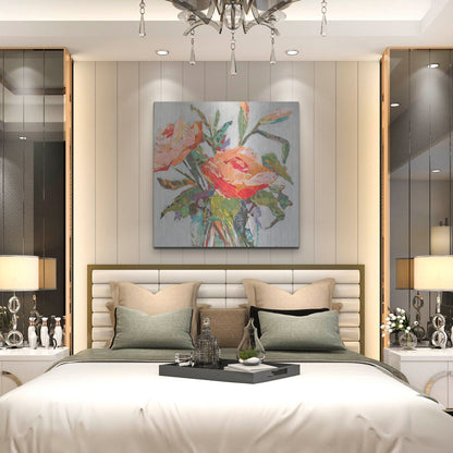 Luxe Metal Art 'Hacienda Dream' by St. Hilaire Elizabeth, Metal Wall Art,36x36