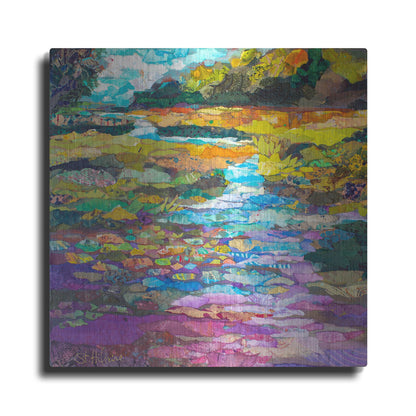 Luxe Metal Art 'Along the Wekiva' by St. Hilaire Elizabeth, Metal Wall Art