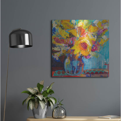 Luxe Metal Art 'Only In Dreams 3' by St. Hilaire Elizabeth, Metal Wall Art,24x24