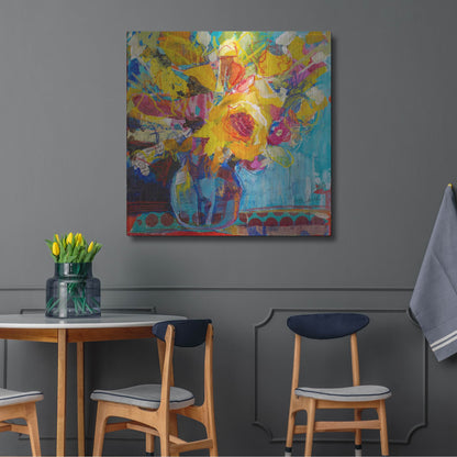 Luxe Metal Art 'Only In Dreams 3' by St. Hilaire Elizabeth, Metal Wall Art,36x36