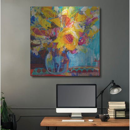 Luxe Metal Art 'Only In Dreams 3' by St. Hilaire Elizabeth, Metal Wall Art,36x36