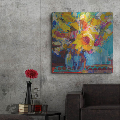 Luxe Metal Art 'Only In Dreams 3' by St. Hilaire Elizabeth, Metal Wall Art,36x36