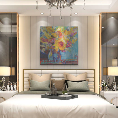 Luxe Metal Art 'Only In Dreams 3' by St. Hilaire Elizabeth, Metal Wall Art,36x36