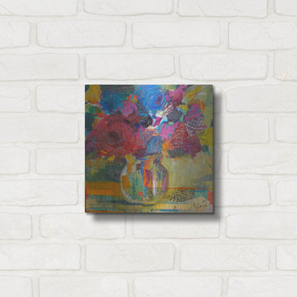 Luxe Metal Art 'Only In Dreams 1' by St. Hilaire Elizabeth, Metal Wall Art,12x12