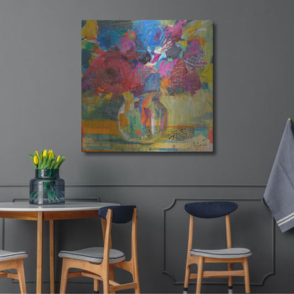 Luxe Metal Art 'Only In Dreams 1' by St. Hilaire Elizabeth, Metal Wall Art,36x36